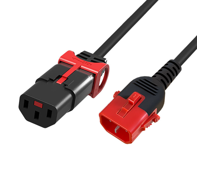CNL 1M C14-C13 D-Lck Bk PVC 1.0MM