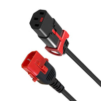 1M C14-C13 D-Lck Bk PVC 1.0MM