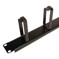 CNL 1u 5 Ring Cable Tidy 100mm Bk