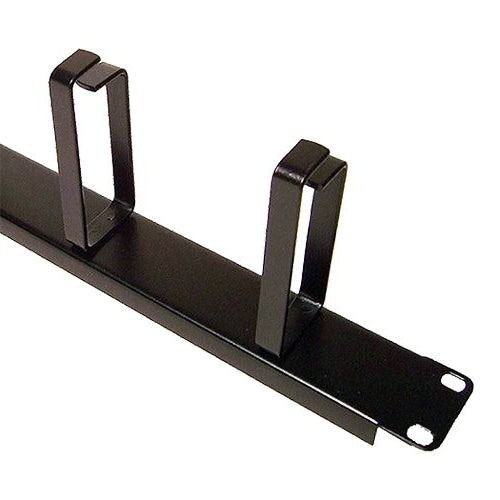 CNL 1u 5 Ring Cable Tidy 100mm Bk