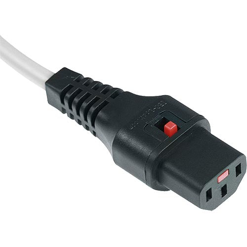 CNL 1M C14-C13 Lck Wh PVC 1.0MM