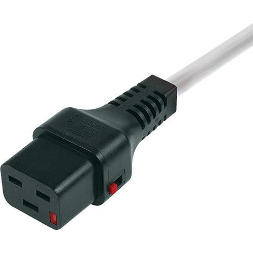 1M C20-C19 Lck Wh PVC 1.5MM