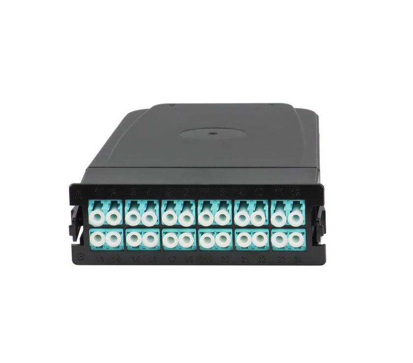 CNL 24F OM4 Aq LC MPO MTP Cassette