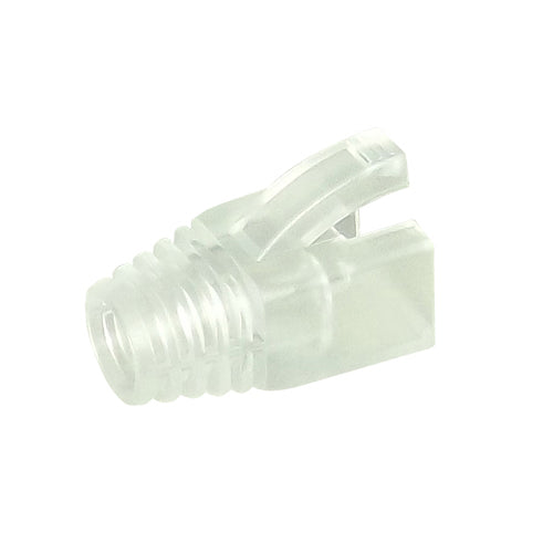 100PK RJ45 Snag Boot 8MM Clr FOR 22-2096