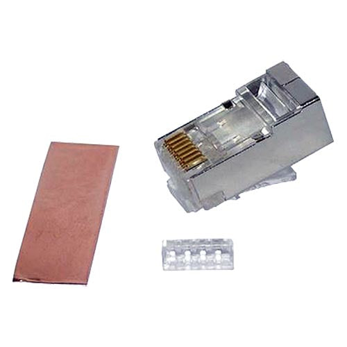 50PK RJ45 C6/6a FTP Crimp Pl 7MM OD 3p