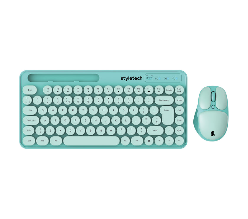 Stealth Wireless Keyboard Mouse Mint