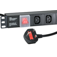 CNL 12W C13 PDU Hor 1u UK 3M