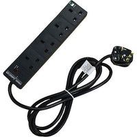 CNL 4W UK 13A SURGE PROTECT Bk 2M Lead