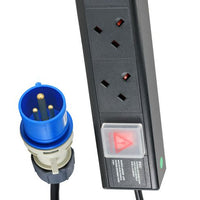 CNL 12W UK PDU Vert 16A Comm 3m