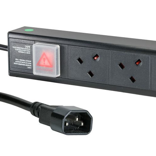 CNL 6W UK PDU Hor 1u C14 3M