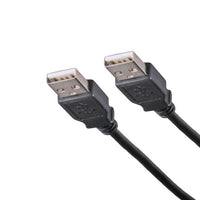 CNL 2M USB-A 2.0 M-M Bk PVC