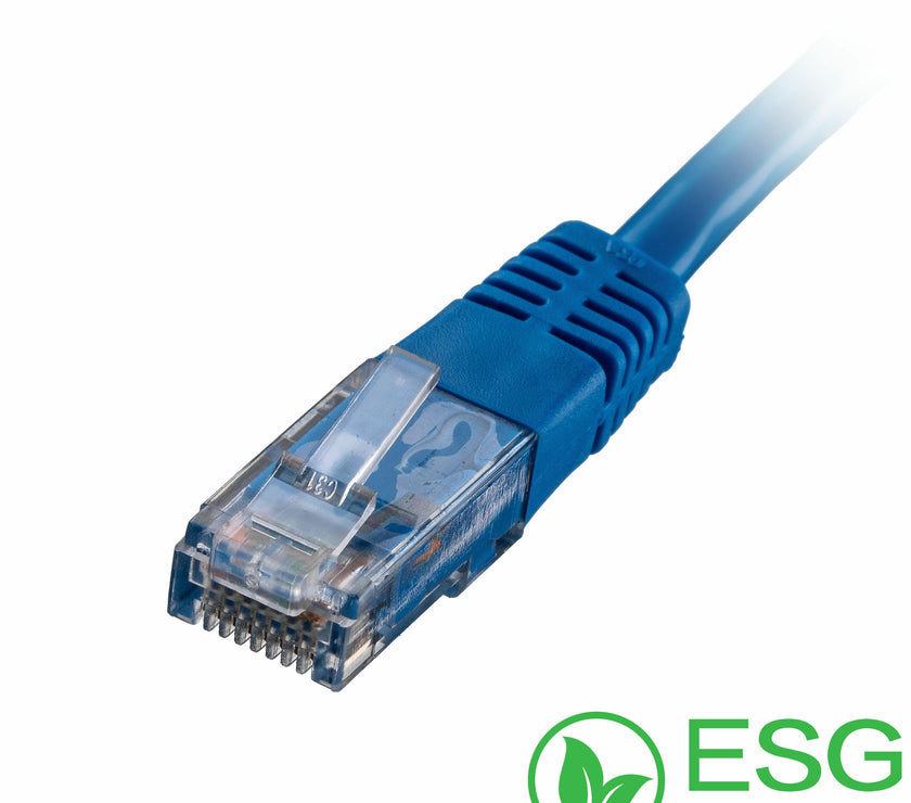 CNL 100PK 0.3M C5e Bl UTP PVC 24AWG FMB