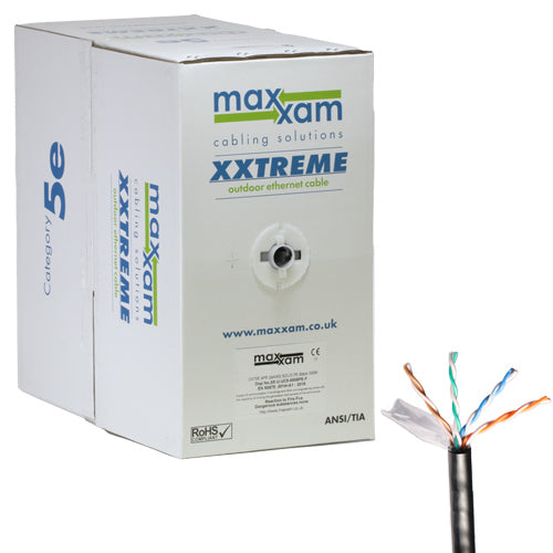 CNL C5e Bk FUTP XXt 24AWG Sld 305m