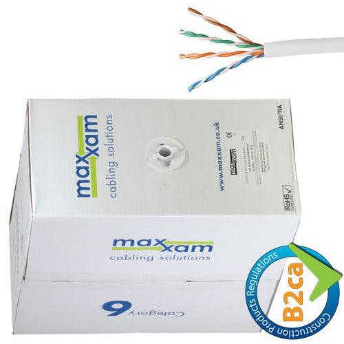 CNL C6 Wh UTP Ls 24AWG Sld B2ca 305m