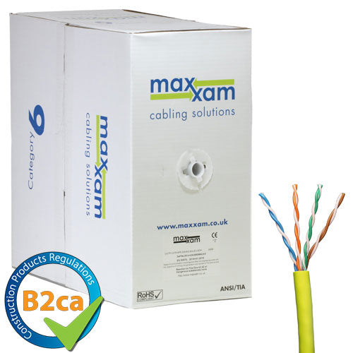 CNL C6 Yw UTP Ls 24AWG Sld B2ca 305m