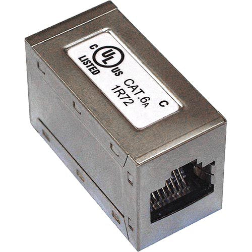 50PK Cat6a 10G RJ45 FTP Through Cplr