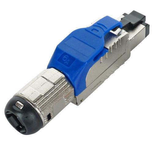 Cat 6a FTP F-Term PLUG Bl LATCH