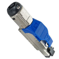 Cat 6a FTP F-Term PLUG Bl LATCH