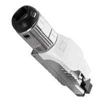 Cat 6a FTP F-Term PLUG Wh LATCH