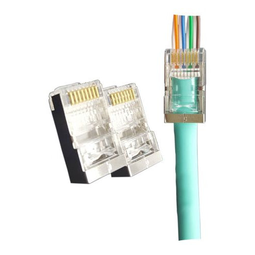 50PK C5e RJ45 FTP EZ EASY PLUG