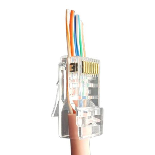 50PK C6 RJ45 UTP EZ EASY PLUG