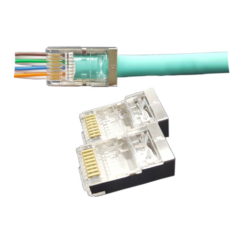 50PK C6 RJ45 FTP EZ EASY PLUG