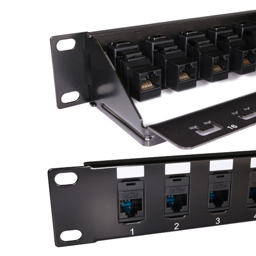 CNL 16P C5e UTP 1U Cplr PANEL