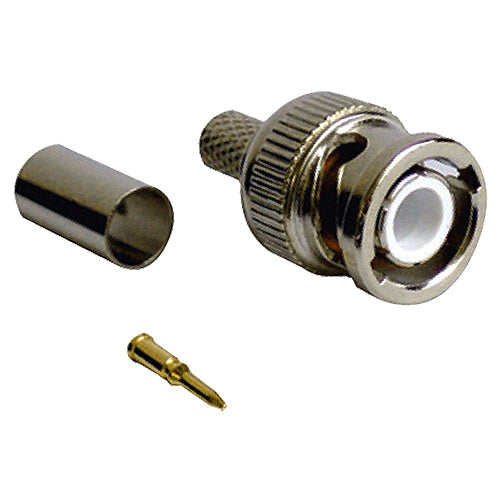 100PK BNC CT100 Crimp Pl RG6 TURNED