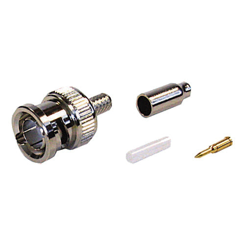 100PK BNC RG179 Crimp Pl DIECAST