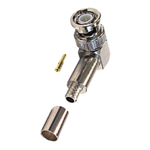 100PK BNC RA CRIMP RG59 TURNED