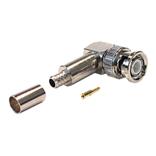 100PK BNC RA CRIMP RG59 TURNED