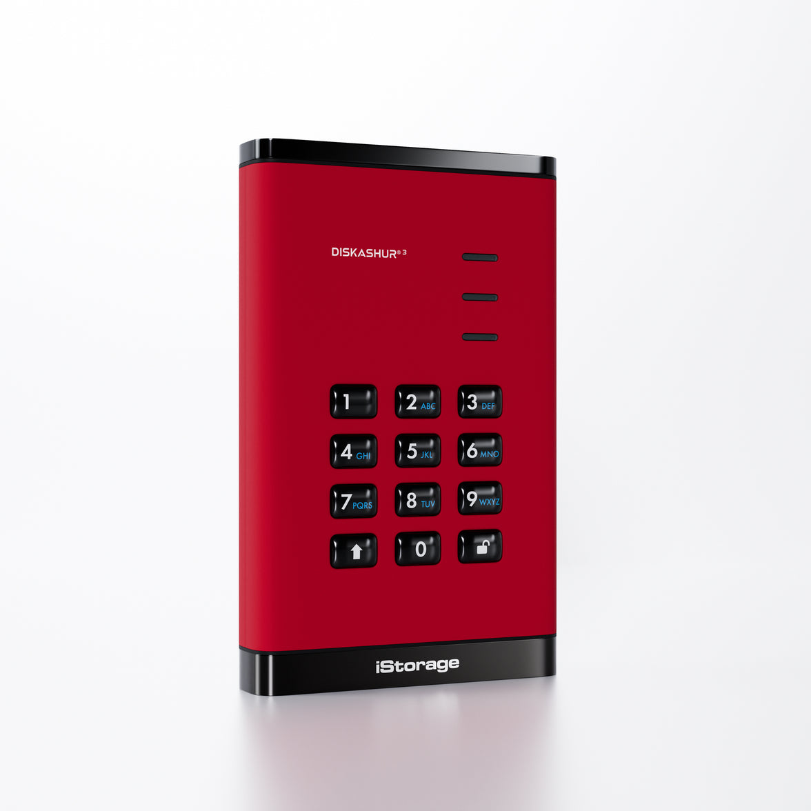 iStorage diskAshur3 HDD  500GB - Red