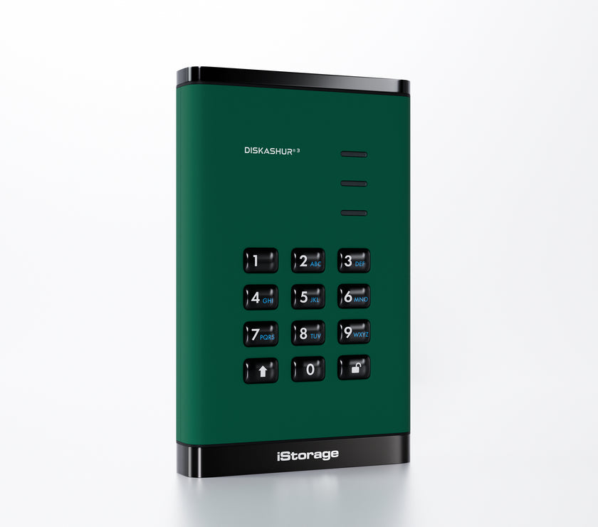 iStorage diskAshur3 SSD  16TB - Green