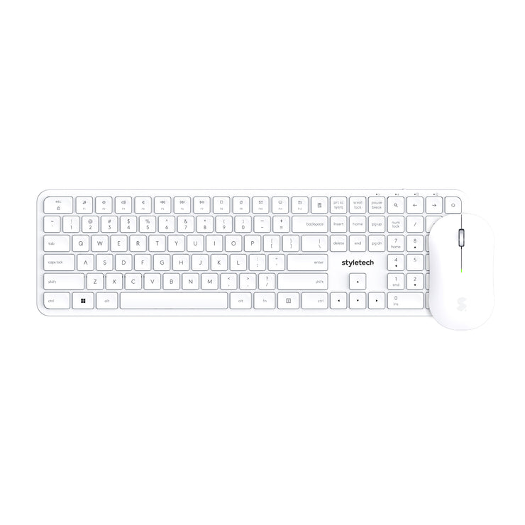 Stealth Wireless Mouse &amp; Keyboard - Whit