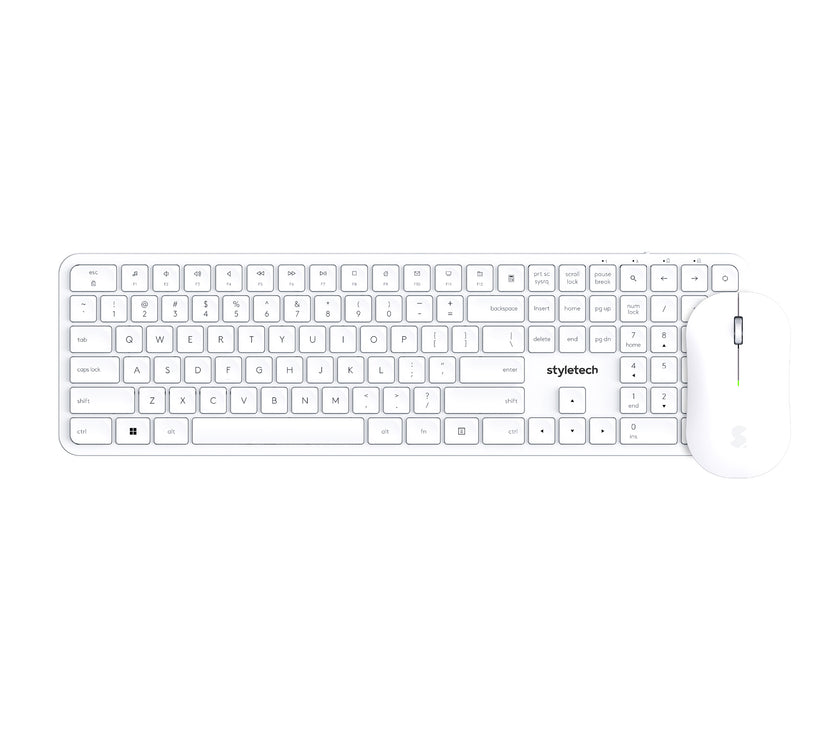 Stealth Wireless Mouse &amp; Keyboard - Whit