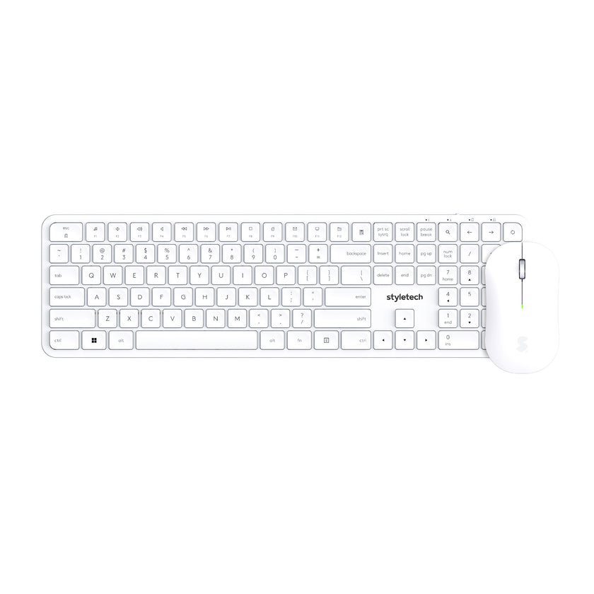 Stealth Wireless Mouse &amp; Keyboard - Whit