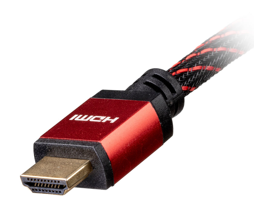 CNL 2m HDMI 1.4b M-M 4K Brd Bk/Rd