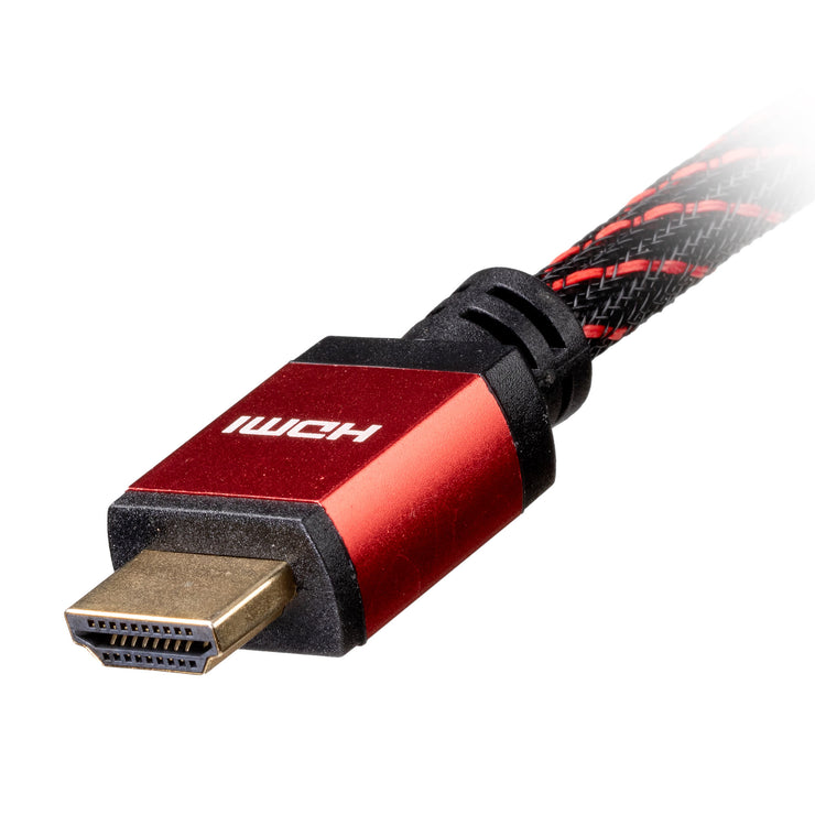 CNL 3m HDMI 1.4b M-M 4K Brd Bk/Rd