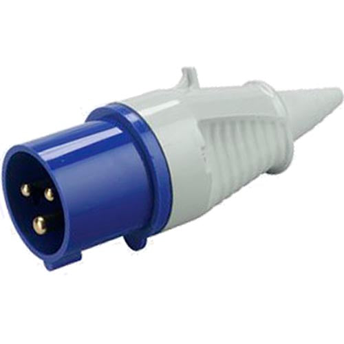CNL 16A Comm Plug 1Ph 2P+E Bl