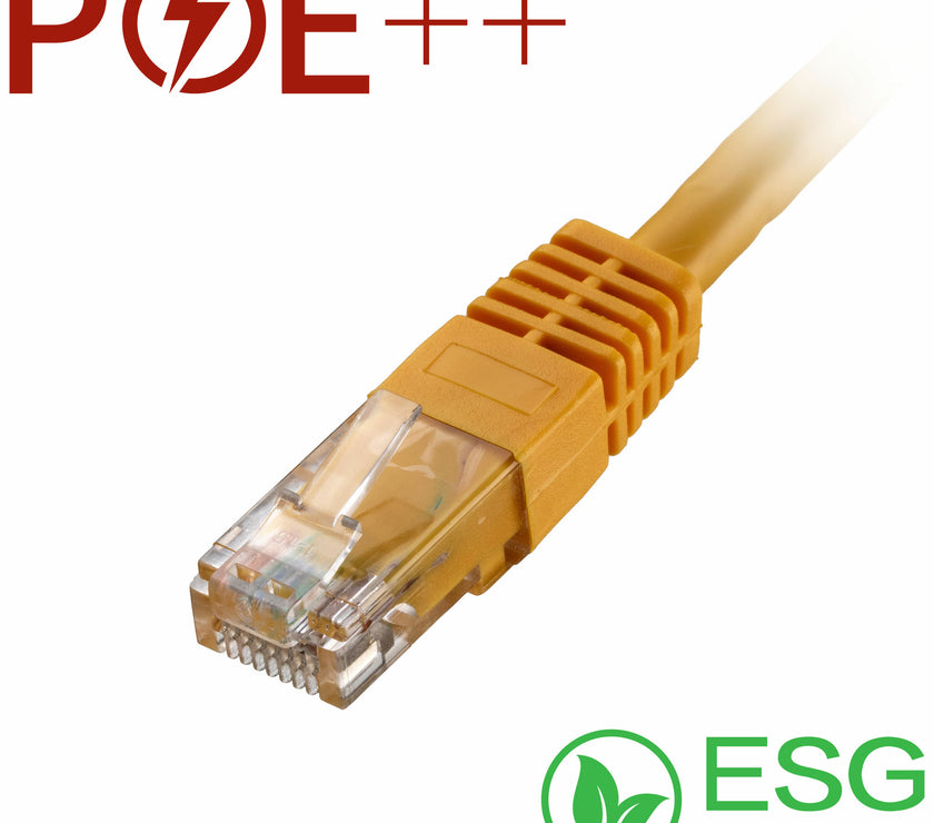 CNL 100PK 0.3M C6 Yw UTP PVC 24AWG FMB