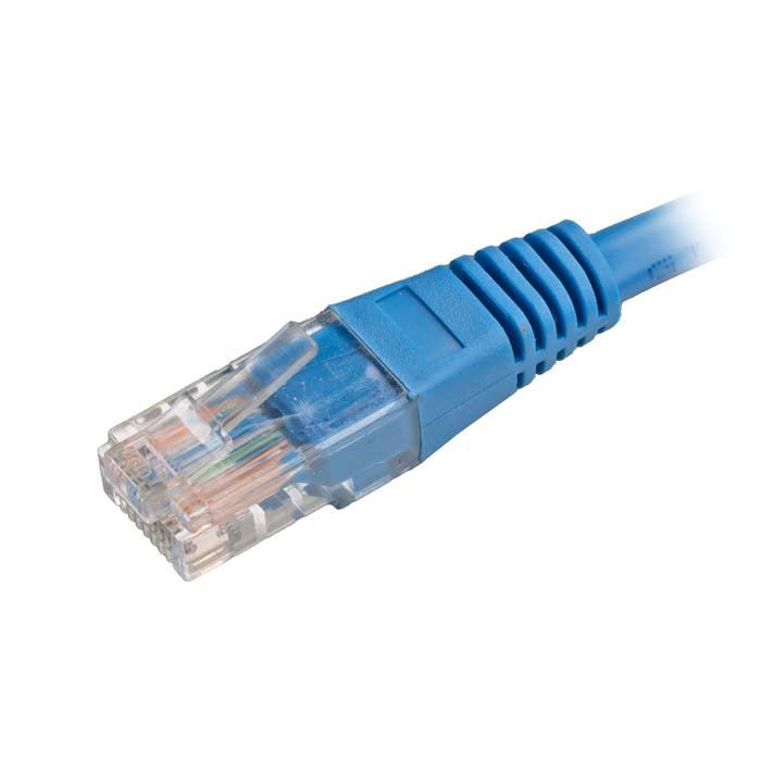 CNL 100PK 0.5M C5e Bl UTP PVC 24AWG FMB