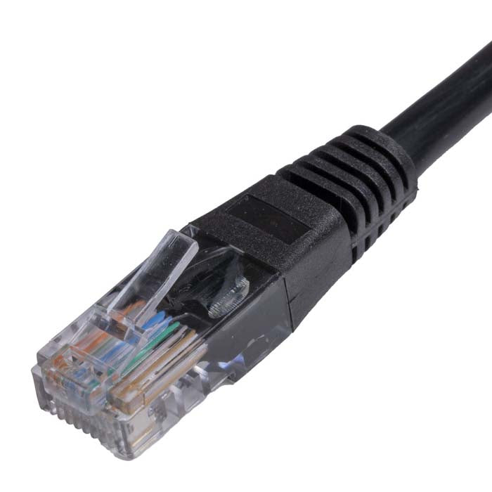 CNL 100PK 2M C5e Bk UTP PVC 24AWG FMB