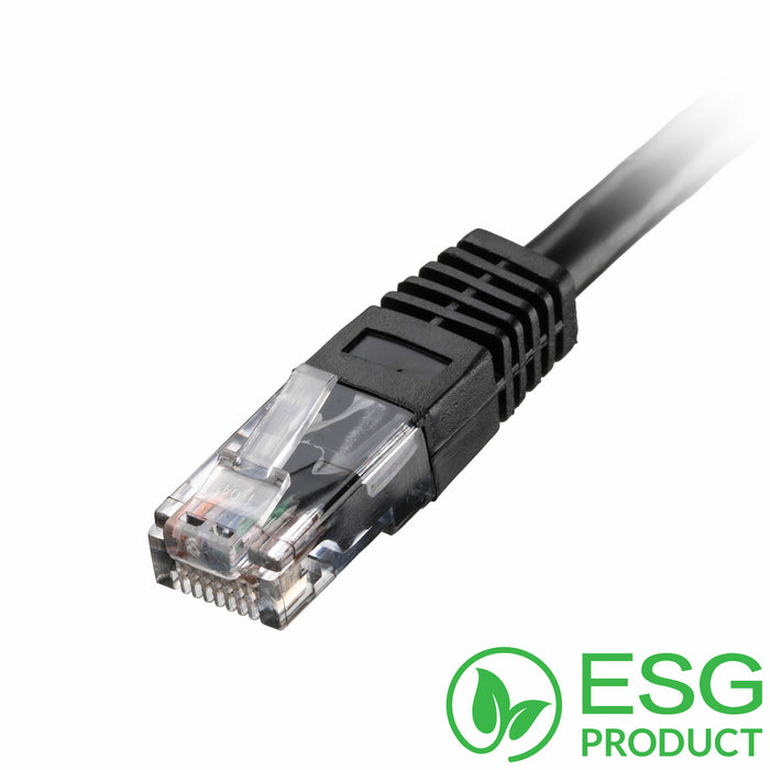 CNL 100PK 5M C5e Bk UTP PVC 26AWG FMB