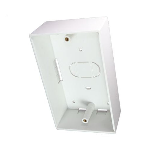 50PK Double Gang PVC Back Box 45mm