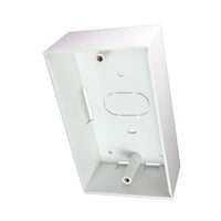50PK Double Gang PVC Back Box 45mm