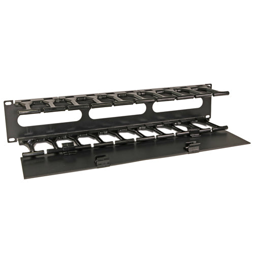 CNL 2u Slot Finger Cable Tidy Bk