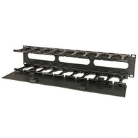 CNL 2u Slot Finger Cable Tidy Bk