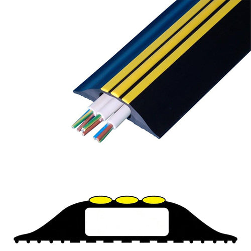 CNL Cable Protect Hazard 9m Bk/Ylw