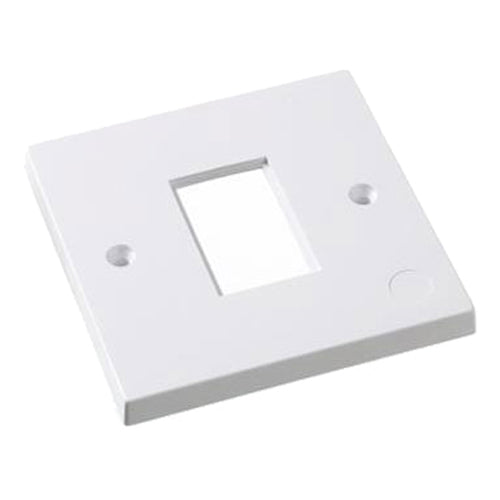 10PK 1G 1P LJ6C 25x38.5mm Fplate Wh