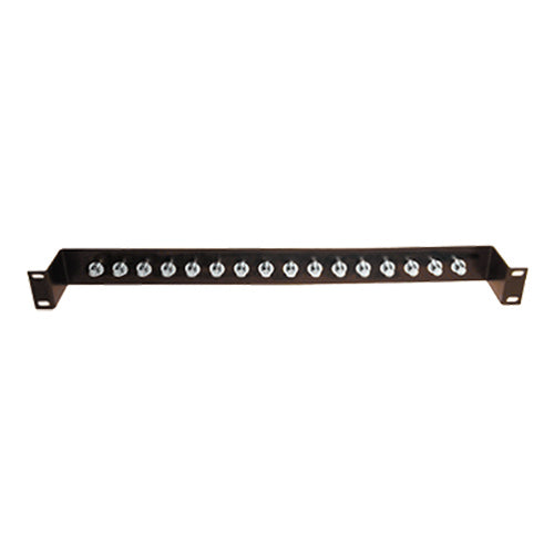 CNL 16W 1U Loaded BNC PANEL Bk